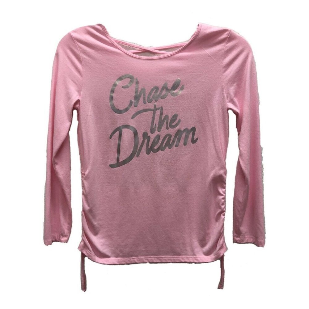 Xersion Girls Pink size XL 16 Zinc Pink "Chase the Dream" Long Sleeves